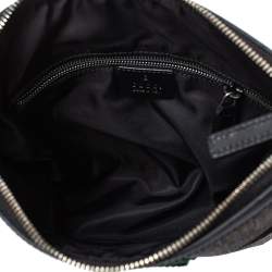 Gucci Beige GG Supreme Canvas Web Flat Messenger Bag