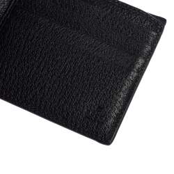 Pre Owned Gucci Black Leather Bee Star Bifold Wallet