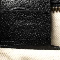 مملوكة مسبقًا حقيبة يد توتس غوتشي ستار تو واي جلد أسود