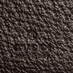 Gucci Brown Leather GG Marmont Long Bifold Wallet