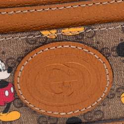 Gucci x Disney GG Supreme Monogram Canvas And Leather Mickey Mouse Card Holder