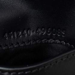 Pre Owned Gucci Beige/Black GG Supreme Canvas And Leather Wallet