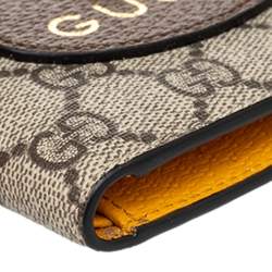 Gucci Neo Vintage Beige/Brown GG Supreme And Leather Wallet