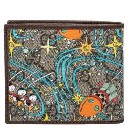 Gucci x Disney Beige GG Supreme Donald Duck Billfold Wallet