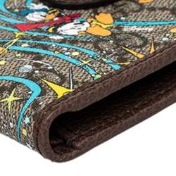 Gucci x Disney Beige GG Supreme Donald Duck Billfold Wallet