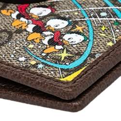 Gucci x Disney Beige GG Supreme Donald Duck Billfold Wallet