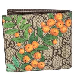 Gucci Multicolor GG Supreme Canvas Tian Bifold Wallet