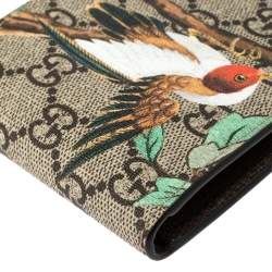 Gucci Multicolor GG Supreme Canvas Tian Bifold Wallet