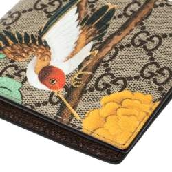 Gucci Multicolor GG Supreme Canvas Tian Bifold Wallet