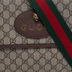 Gucci Beige/Brown GG Supreme Canvas And Leather Neo Vintage Messenger Bag