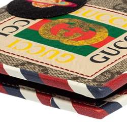 Gucci Beige GG Supreme Canvas Courrier Bifold Wallet
