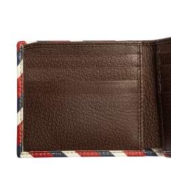 Gucci Beige GG Supreme Canvas Courrier Bifold Wallet