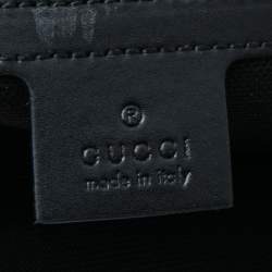 Gucci Black Tiger Print GG Supreme Canvas and Leather Carry On Duffel Bag