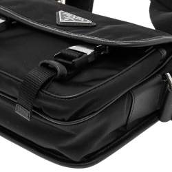 Prada Black Nylon Messenger Bag