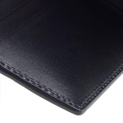 Gucci Black Guccissima Leather GG Signature Bifold Wallet