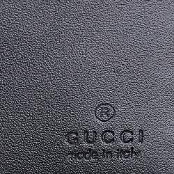 Gucci Black Guccissima Leather GG Signature Bifold Wallet
