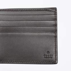 Pre Owned Gucci Beige GG Supreme Canvas Web Bifold Wallet 