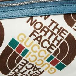 Pre Owned Gucci x The North Face Multicolor Print Nylon Belt Bag