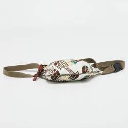 Pre Owned Gucci x The North Face Multicolor Print Nylon Belt Bag
