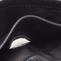 Gucci Black Pebbled Leather GG Marmont Bi-Fold Wallet