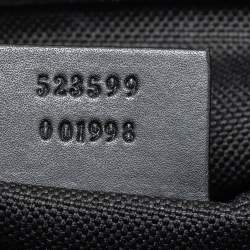 Gucci Black/Grey GG Supreme Messenger Bag