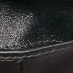 Gucci Black GG Supreme Canvas Tiger Print Bifold Wallet