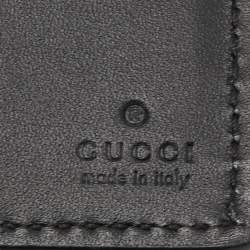 Gucci Black GG Supreme Canvas Tiger Print Bifold Wallet