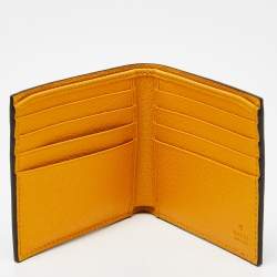Gucci Beige GG Supreme Canvas and Leather Bifold Wallet