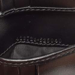 Pre Owned Gucci Black Leather GG Marmont Bifold Wallet