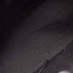 Gucci Black GG Supreme Canvas and Leather Web Backpack