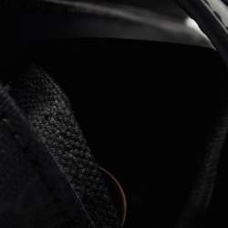 Gucci Black GG Supreme Canvas and Leather Web Backpack