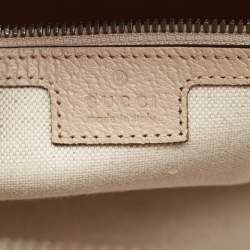 Gucci Beige/Off White GG Supreme Canvas Medium Web Savoy Duffle Bag