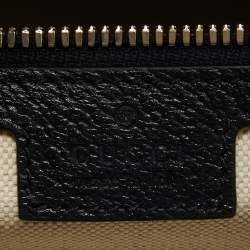 Gucci Blue/Beige GG Supreme Canvas Maxi Savoy Duffle Bag