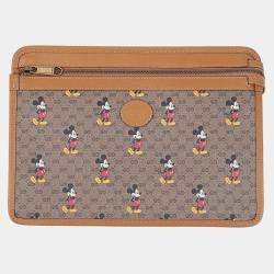 Gucci x Disney Supreme Canvas Micky Mouse Clutch
