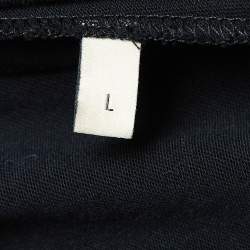 Gucci Black GG Print Jersey T-Shirt L