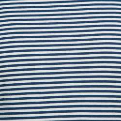 Gucci Blue/White Orgasmique Striped Cotton Basque T-Shirt S