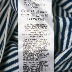 Gucci Blue/White Orgasmique Striped Cotton Basque T-Shirt S