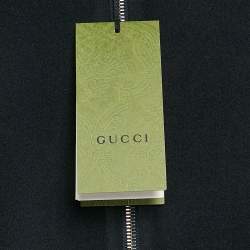 Gucci Navy Blue Wool Zip-Up Jacket M