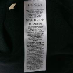 Gucci Navy Blue Wool Zip-Up Jacket M