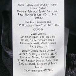 Gucci Navy Blue Wool Zip-Up Jacket M