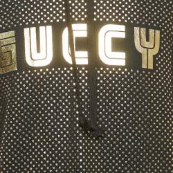 Gucci Black Star Print Cotton Hoodie M