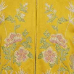 مملوكة مسبقًا Gucci x Dover Street Market Yellow Embroidered Jersey Jacket S