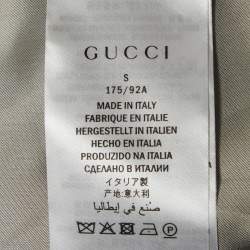 مملوكة مسبقًا Gucci x Dover Street Market Yellow Embroidered Jersey Jacket S