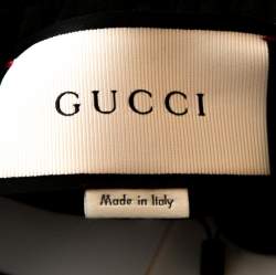 Gucci Black Loved Embroidered Wool Shorts M
