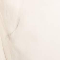 Gucci Cream Leather Stripe Detail Drawstring Waist Shorts M