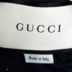 Gucci Navy Blue G Frames Jersey Track Pants M