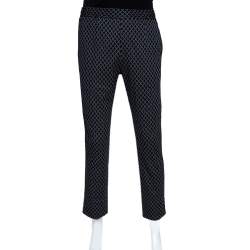 Gucci Navy Blue G Frames Jersey Track Pants M