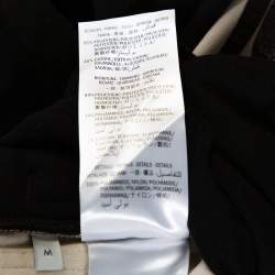 مملوكة مسبقًا Gucci Black Technical Jersey Guccisima Logo Track Pants M