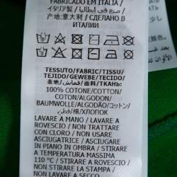 مملوكة مسبقًا Gucci Green Logo Print Cotton Oversized T-Shirt S