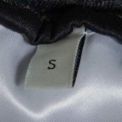 Pre Owned Gucci Black Jersey Side Stripe Detail Technical Flared Pants S